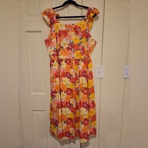Blueberi Boulevard Multicolor Floral Dress